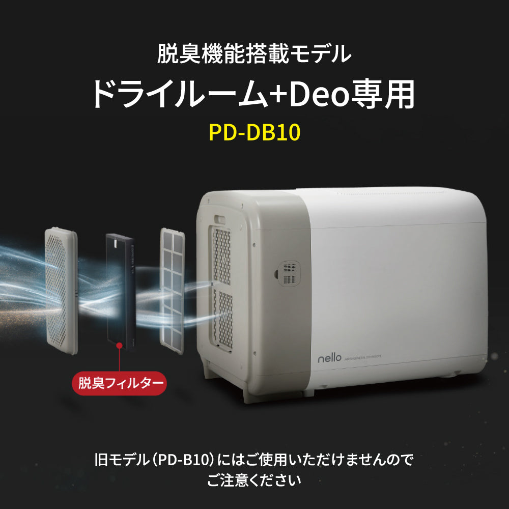 nello 脱臭フィルター 【ペットドライルーム+Deo専用】 活性炭 ペット臭 ニオイ吸着