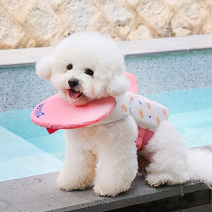 WINIZ ライフジャケット 水泳用 水遊び 浮力が優れる 犬の安全に守る 水泳の練習用品 干しやすい