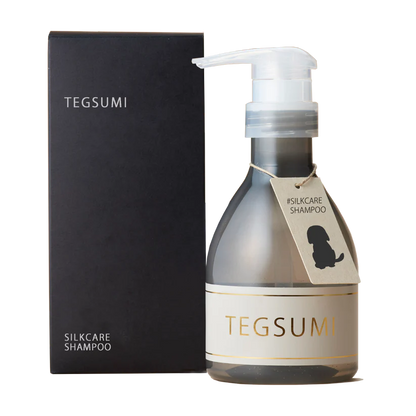 TEGSUMI シルクケアシャンプー 300ml 無添加 低刺激 オーガニック 速乾 時短 トリートメントインシャンプー 子犬 シニア