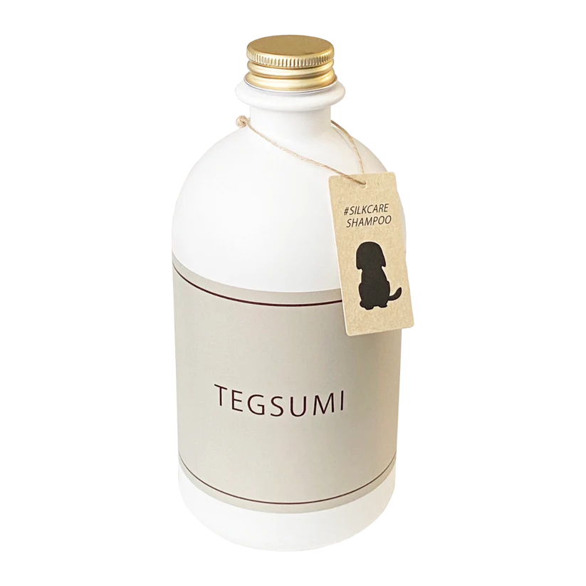 TEGSUMI シルクケアシャンプー 300ml 無添加 低刺激 オーガニック 速乾 時短 トリートメントインシャンプー 子犬 シニア