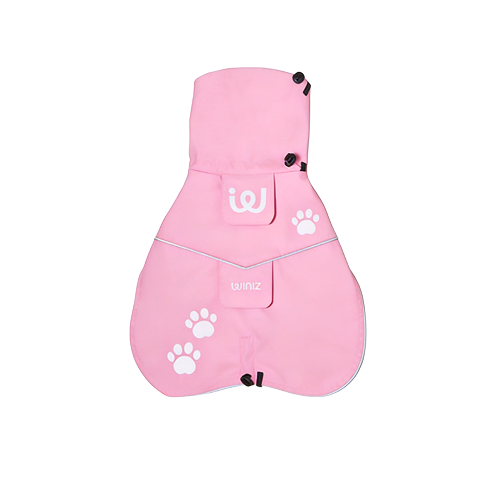 WINIZ レインコート 犬服 犬用 レインコート ペットレインコート 犬用ジャケット 梅雨対策 雨具 雨の日 防水 通気 軽量 散歩 調整可能 着脱簡単 汚れ防止